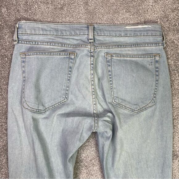 Rag & Bone Dre Jeans Women’s 27 Blue Skinny Low Rise Light Denim Stretch - Picture 4 of 15